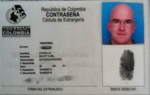 Temporary Colombian ID
